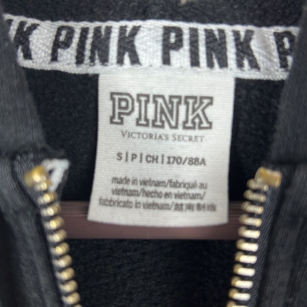PINK Victoria's Secret full zip hoodie size small - Picture 7 of 9